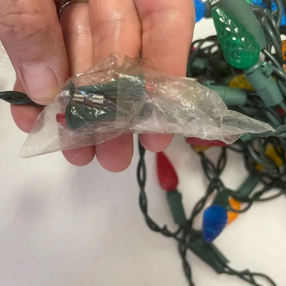 Vintage Christmas Tree string Lights READ